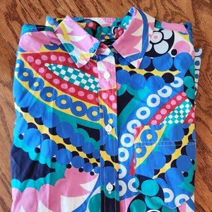 Women's J Crew Kaleidoscope Button Up